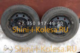 Колеса бу на штампованных дисках R14 резина Tunga Camina 185/60R14 82T PS4 лето 2 шт