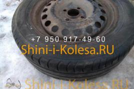 1 колесо на штамповке Резина Nokian 185/60R14 лето 